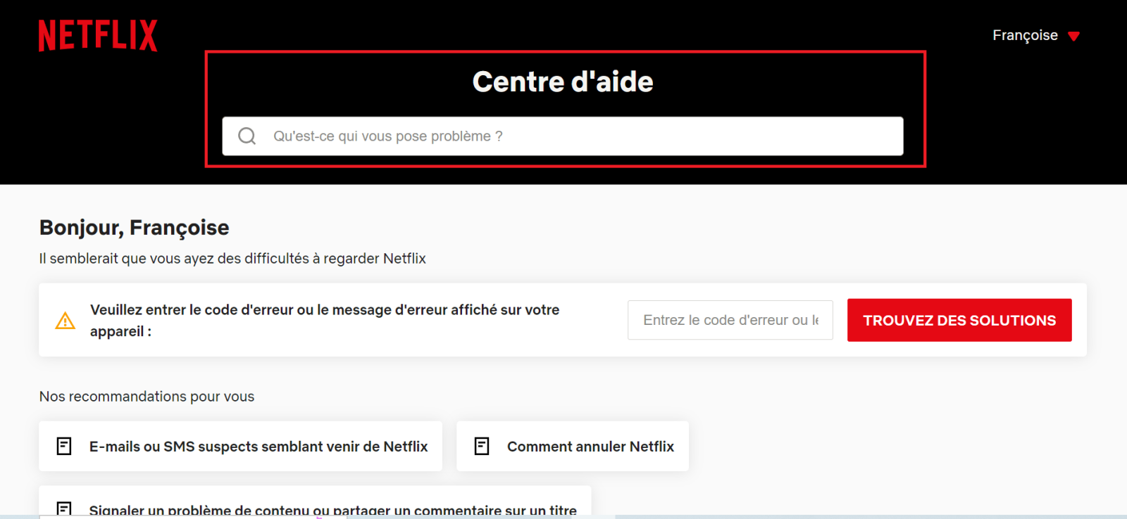Netflix ne marche pas ? Comment résoudre ce problème