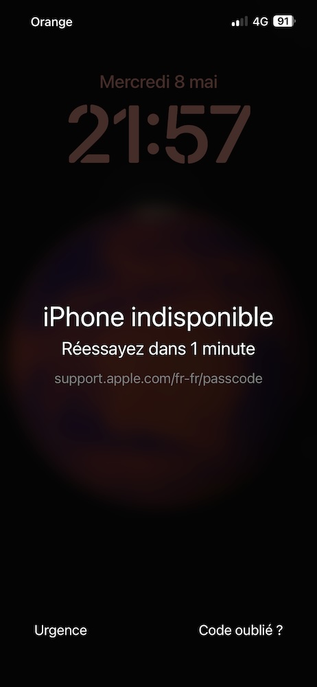 iPhone unavailable